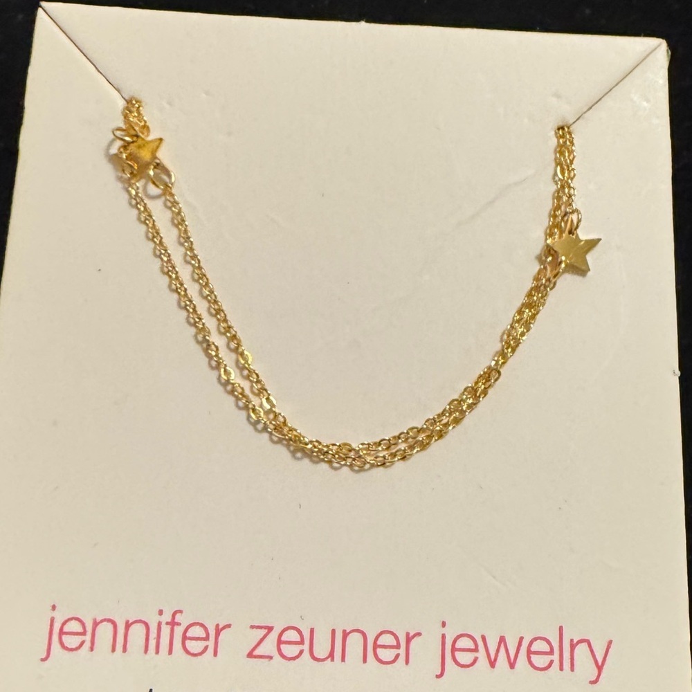 Jennifer Zeuner Gold Star Necklace